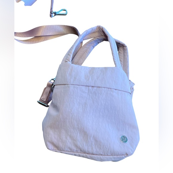 lululemon athletica Handbags - Lululemon on my level small tote PINK HAZE